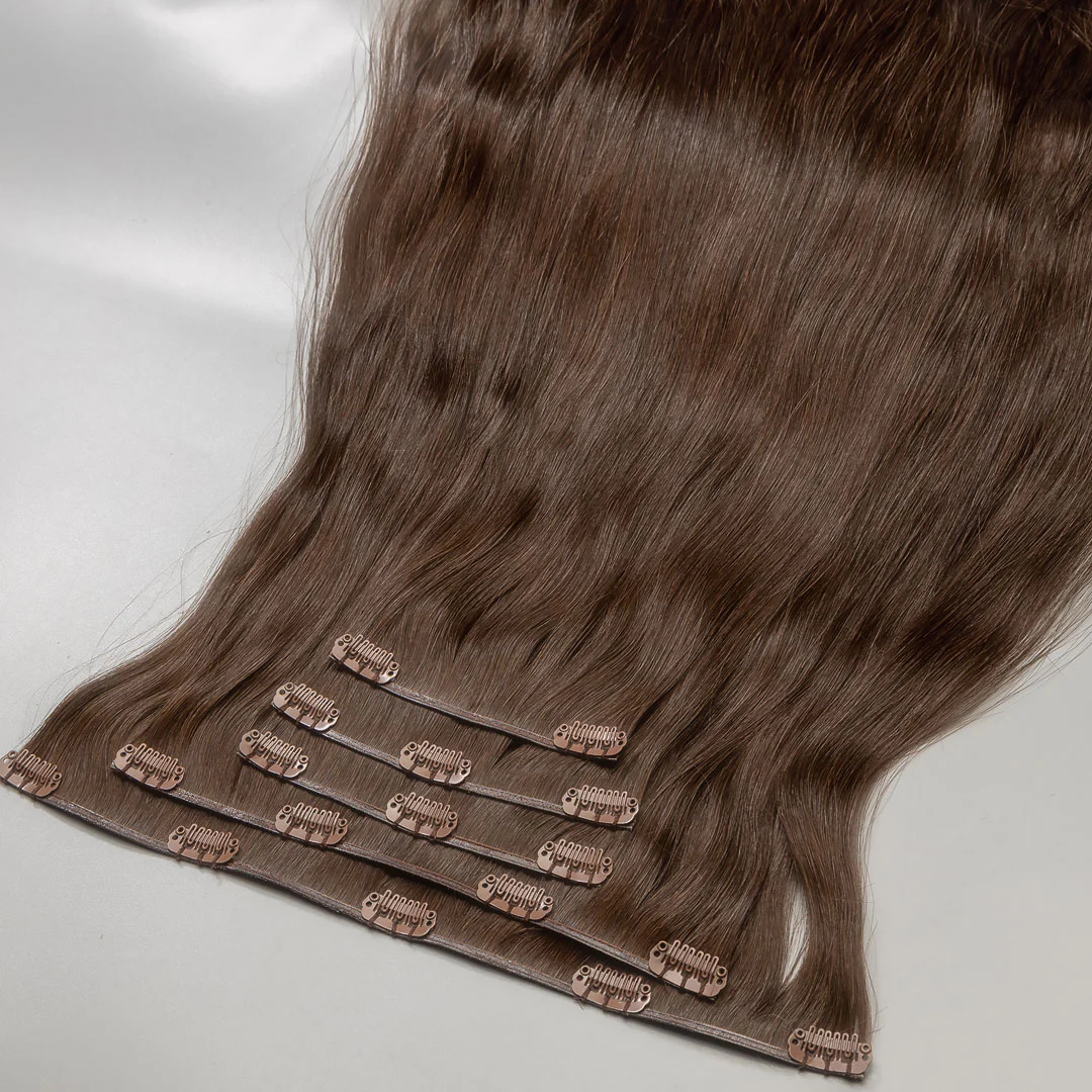 Clip-in, Medium Brown #4