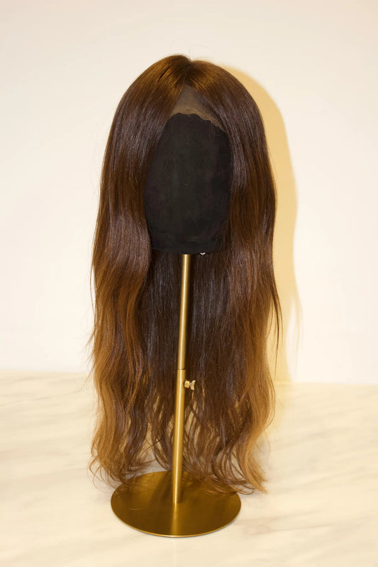 Wig, Dark Brown Ombré 4/8